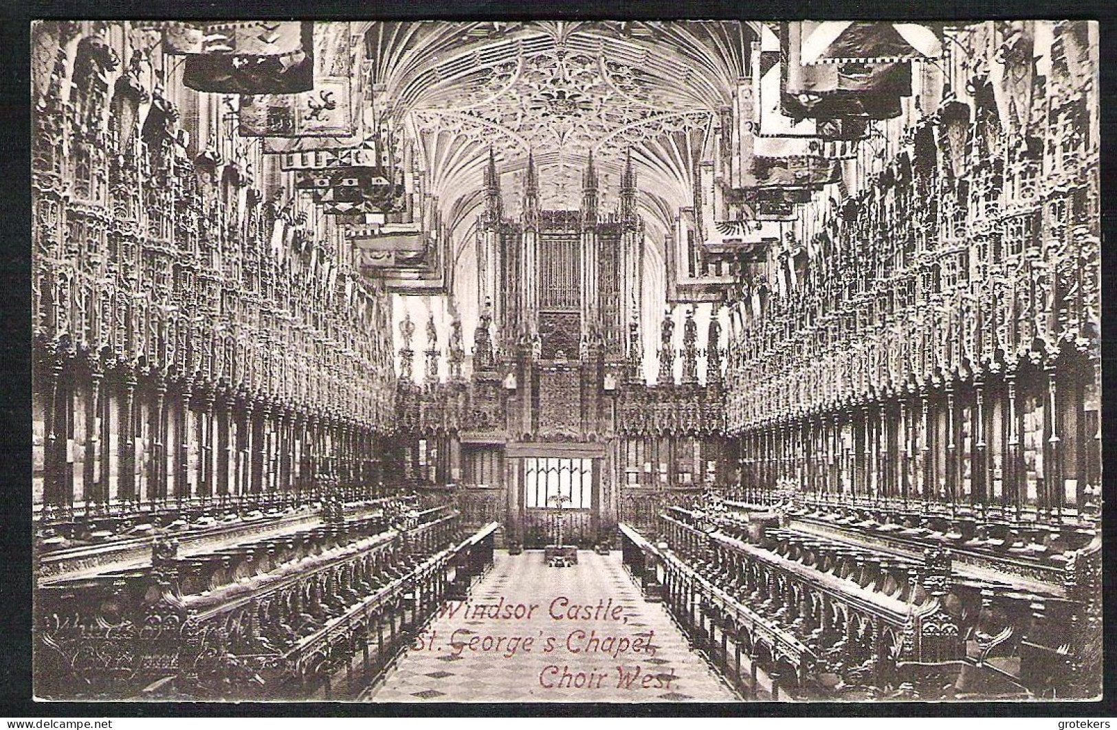 WINDSOR CASTLE St. George’s Chapel Choir West ± 1910 - Windsor Castle