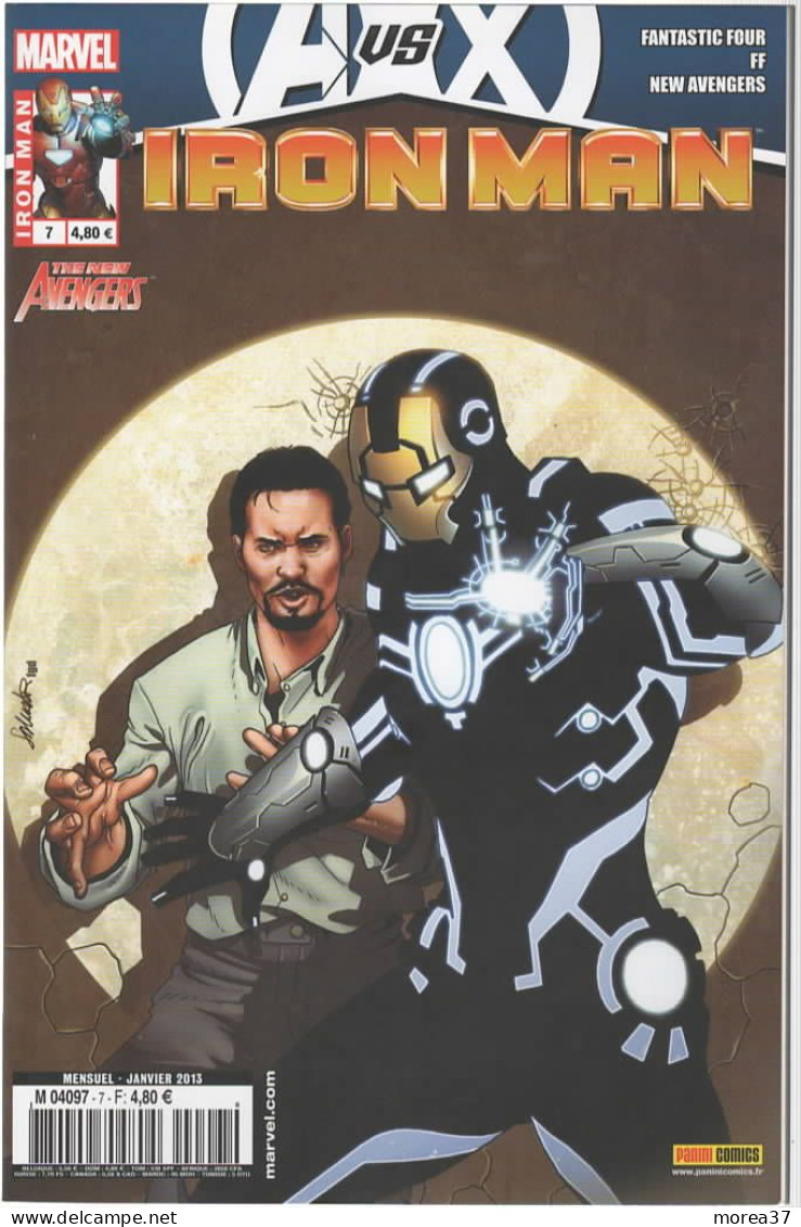 IRON MAN  N°7   PANINI COMICS MARVEL  (com 2) - Marvel France