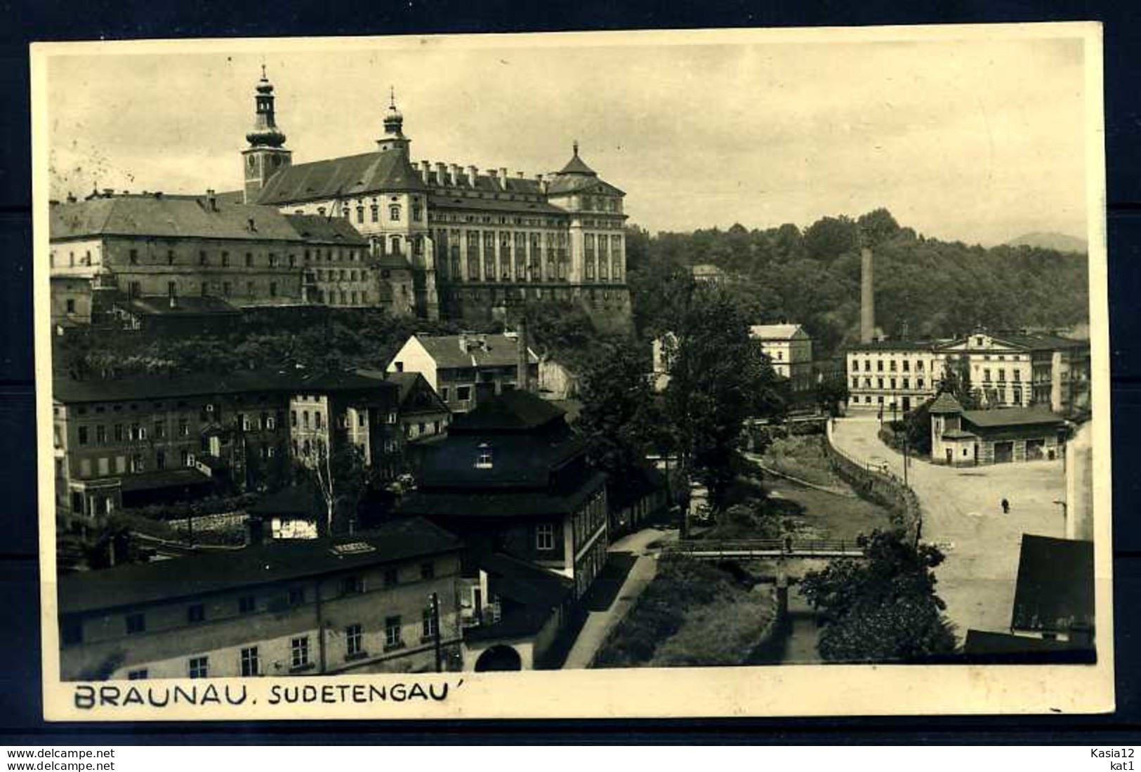 Z21022)AK Braunau Sudetengau 1941 - Sudeten