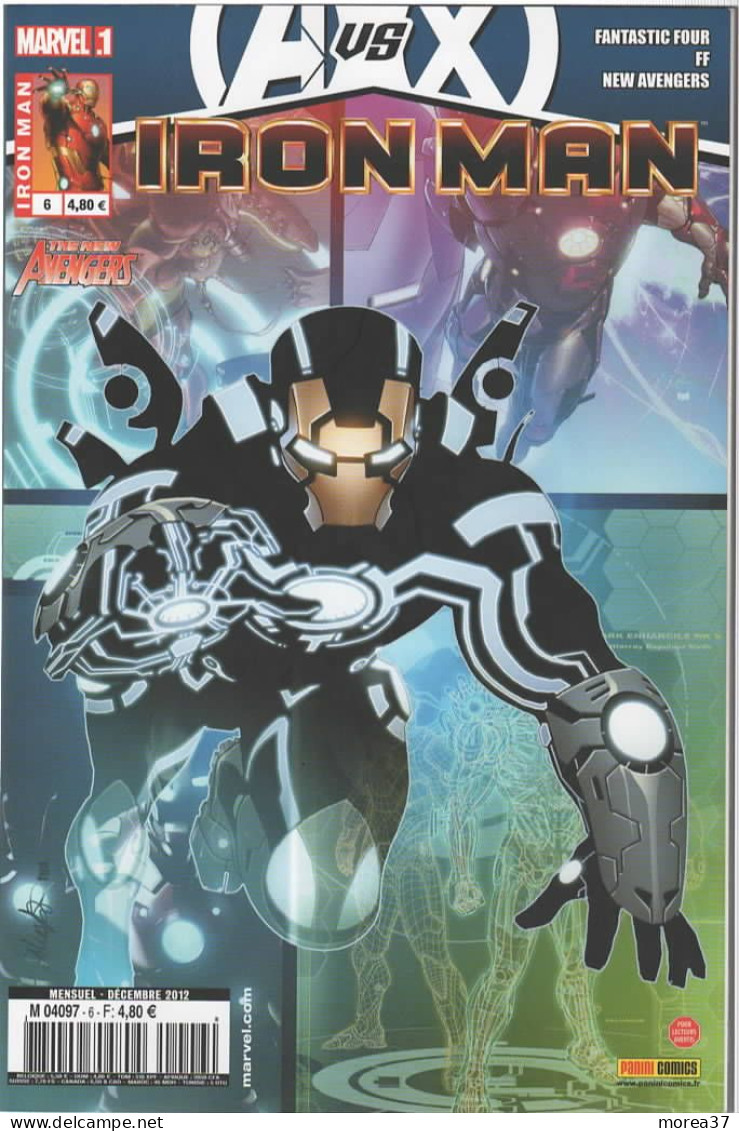 IRON MAN  N°6   PANINI COMICS MARVEL  (com 2) - Marvel France