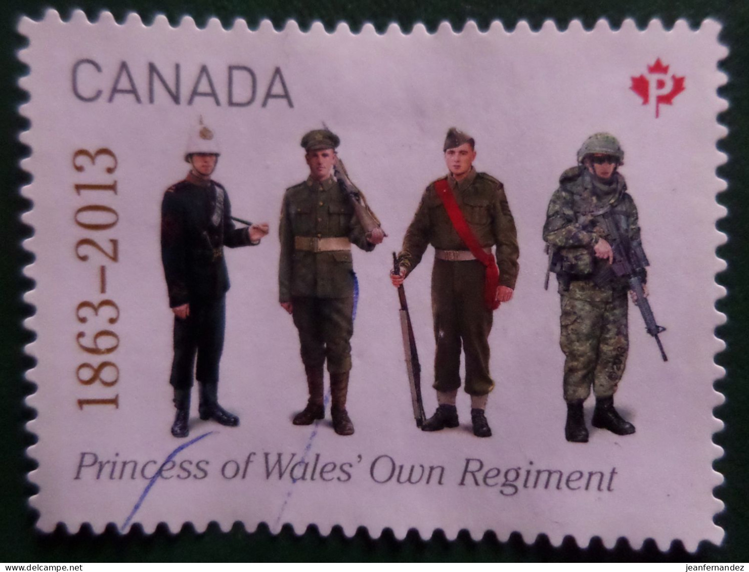 Canada   2013 The 150th Anniversary Of The Princess Of Wales' Own Regiment (1863-2013)  Stampworld N° 2816 - Oblitérés