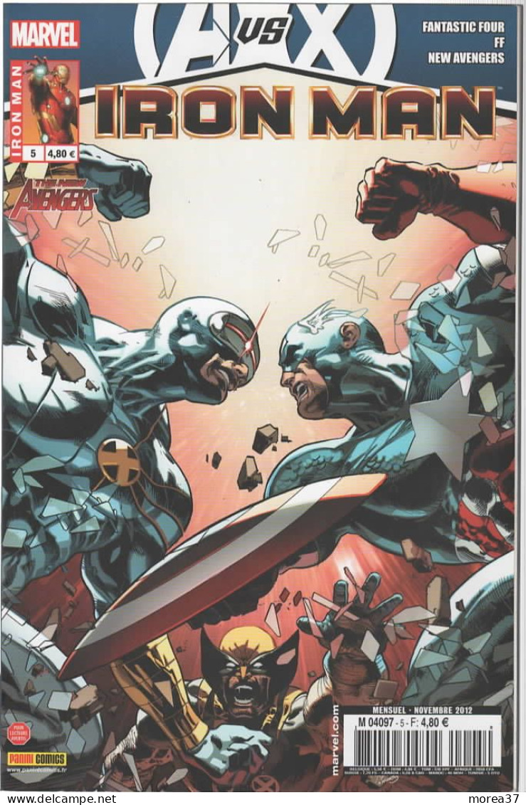 IRON MAN  N°5   PANINI COMICS MARVEL  (com 2) - Marvel France