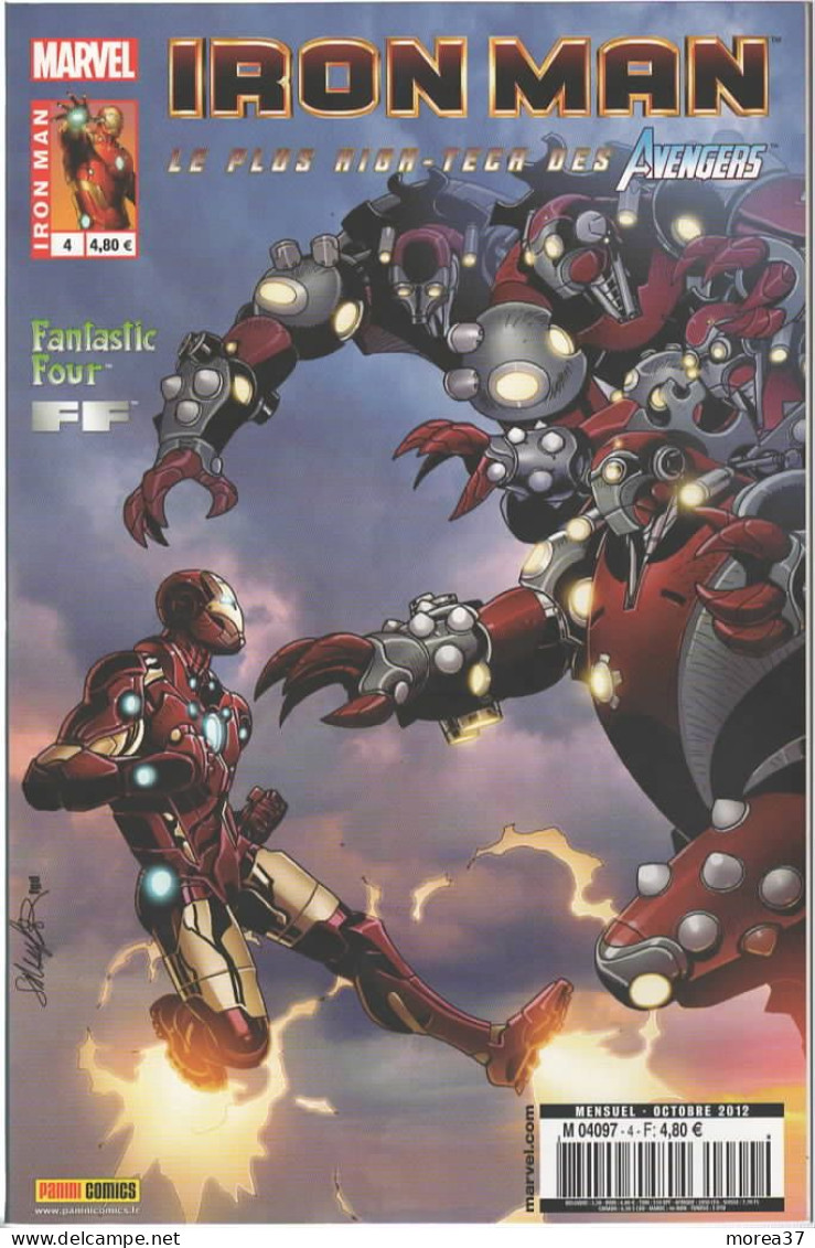 IRON MAN  N°4   PANINI COMICS MARVEL  (com 2) - Marvel France