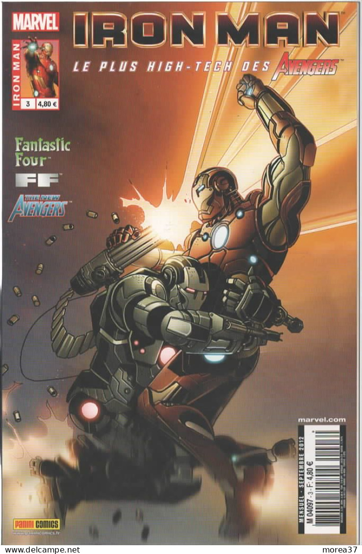 IRON MAN  N°3   PANINI COMICS MARVEL  (com 2) - Marvel France