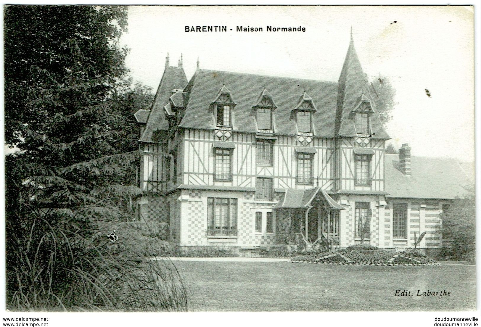CPA - 76 - BARENTIN - Maison Normande - Manoir - Château - Architecture - Barentin