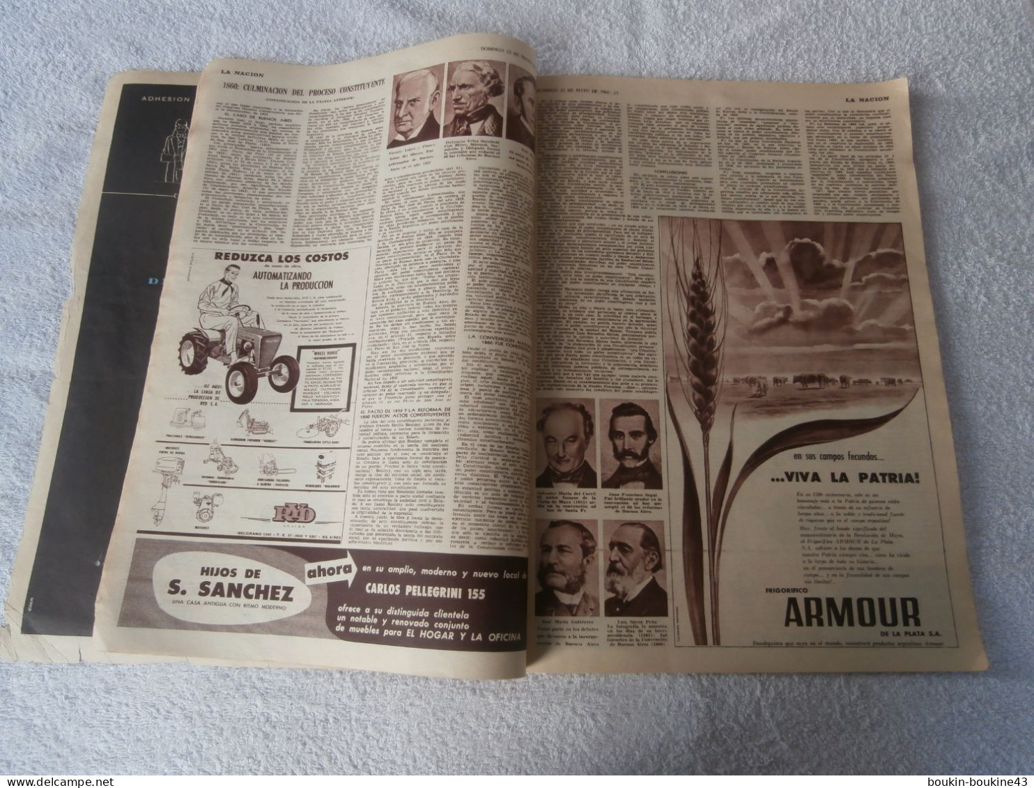 LA NACION  22 DE MAYO DE 1960