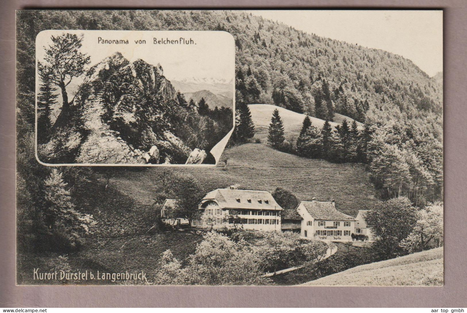 CH BL Langenbruck 1911-07-17 Kurhaus Dürstel B.Langenbruck Foto G.Metz Basel - Langenbruck