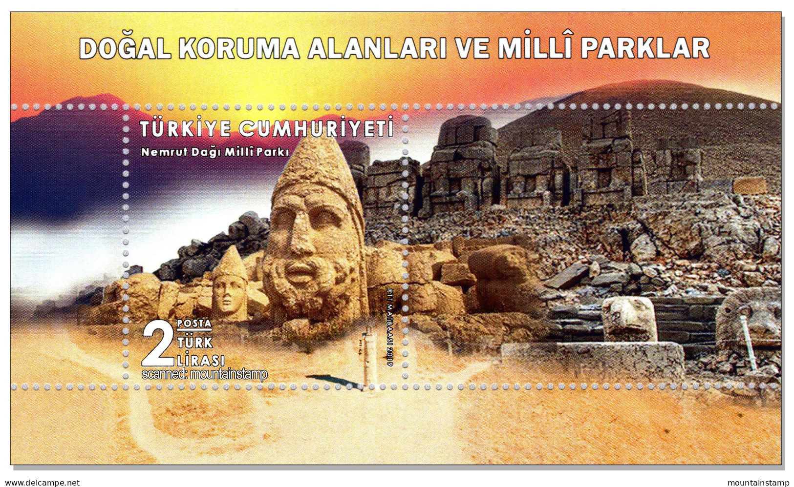 Turkey 2019 Mount Nemrut Dagi Mountains Berge Montagnes Unesco Site National Park MNH  ** - 1920-21 Anatolia