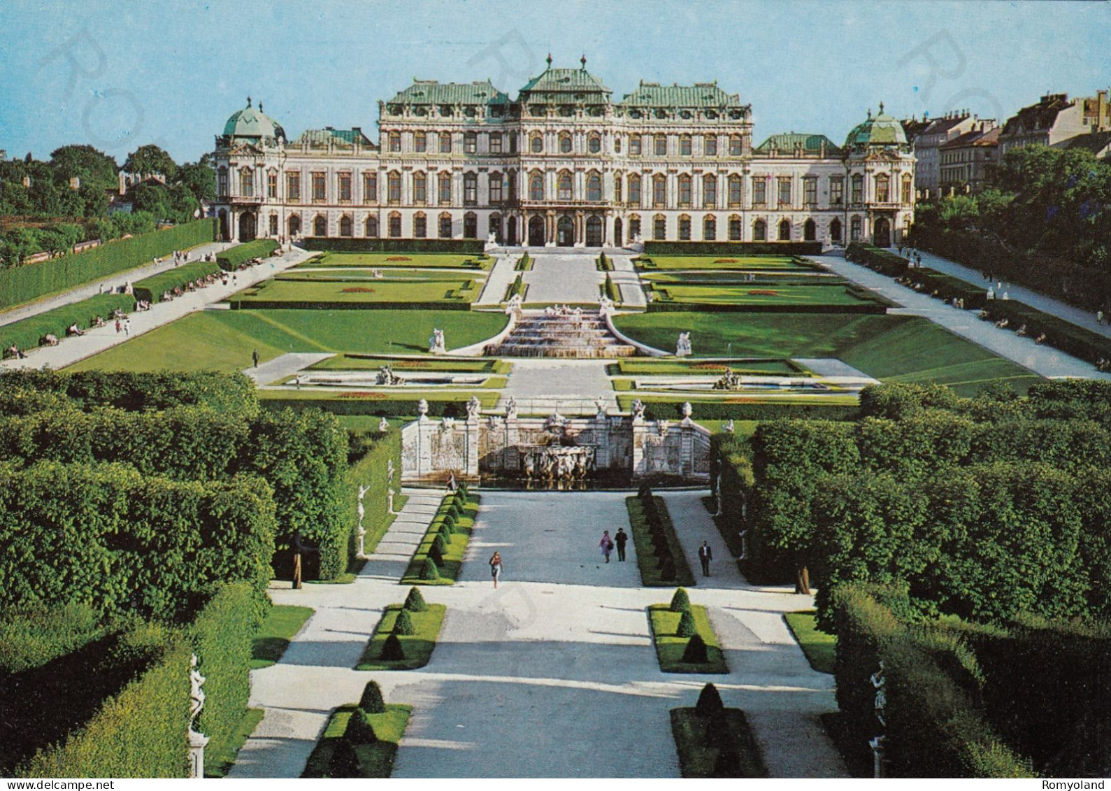 CARTOLINA  WIEN,AUSTRIA-WIEN III,OBERES BELVEDERE,ERBAUT 1721-1723 VON JOH.LUCAS VON HILDEBRANDT-NON VIAGGIATA - Belvedere
