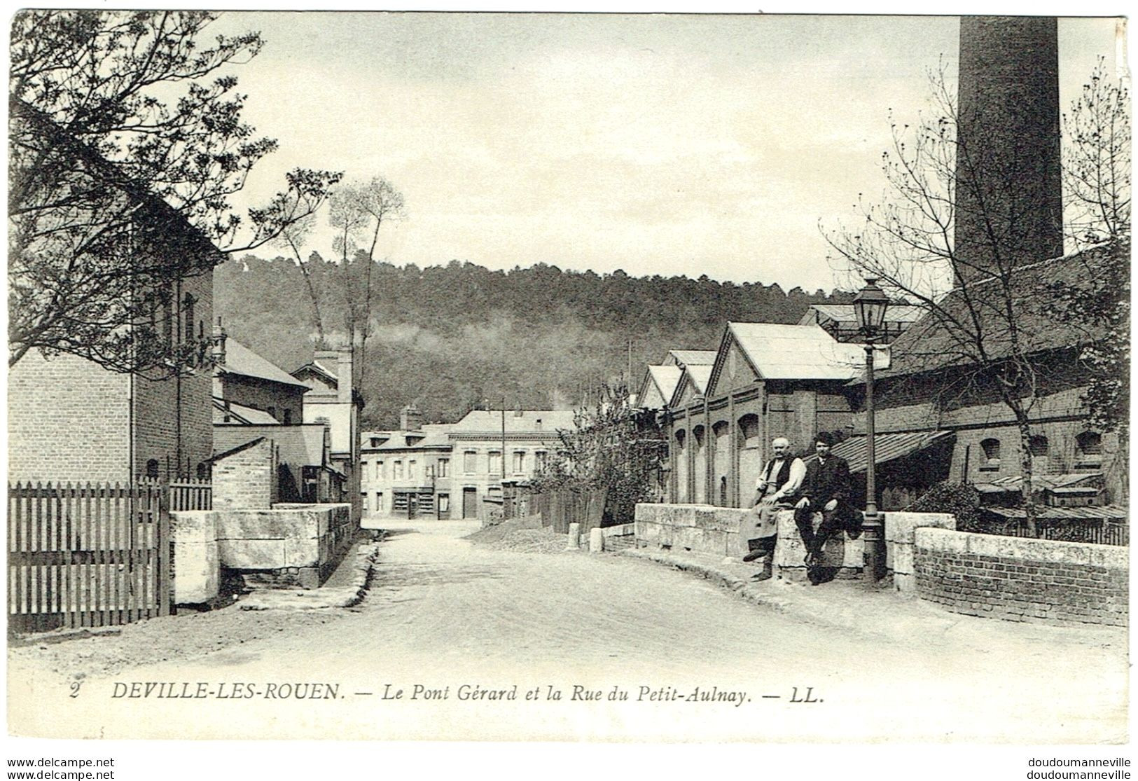 CPA - 76 - DEVILLE LES ROUEN - Le Pont Gérard - Usine - Industrie - Mont Saint Aignan