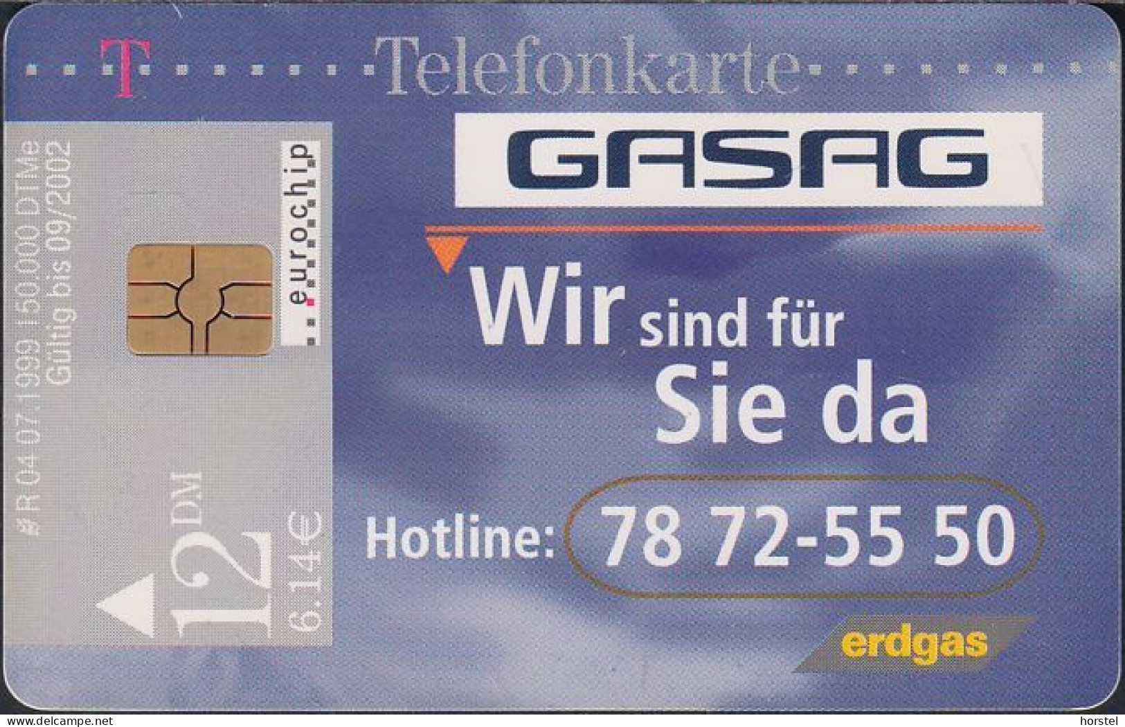 GERMANY R04/99 Gasag - Erdgas - Eishockey - R-Series : Regionales
