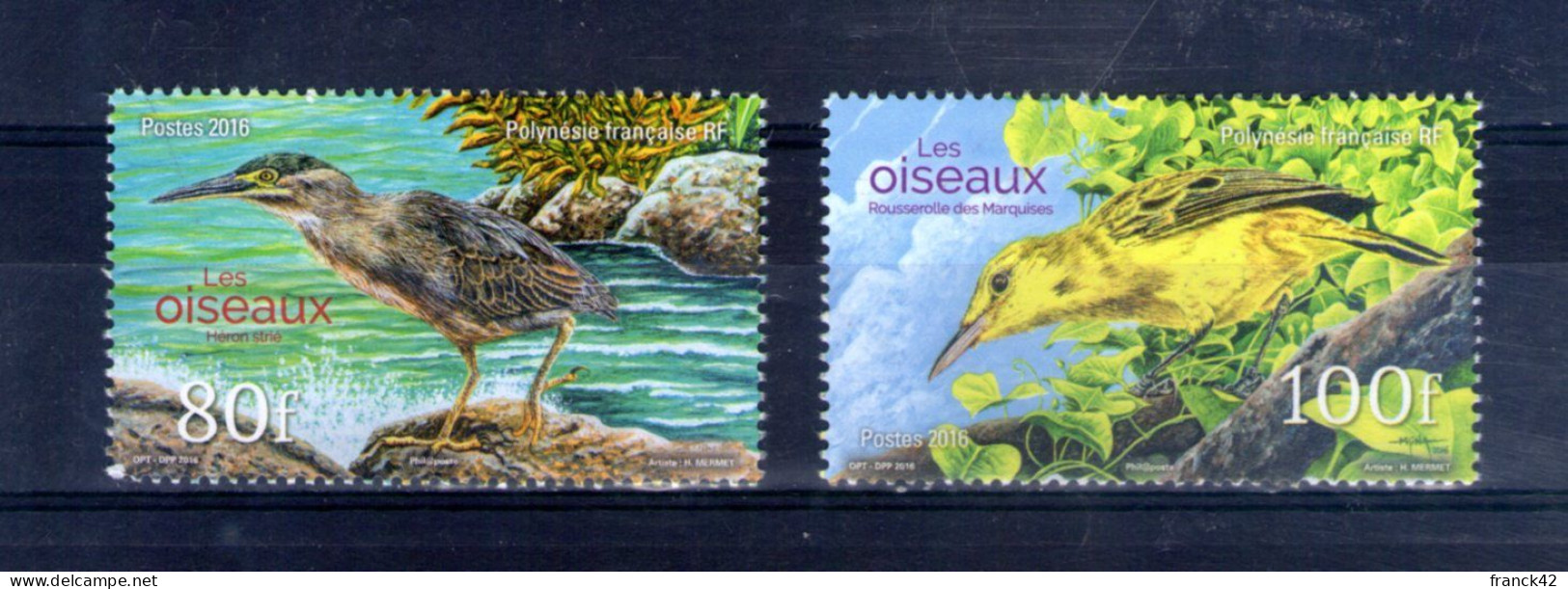 Polynésie Française. Oiseaux. 2016 - Neufs