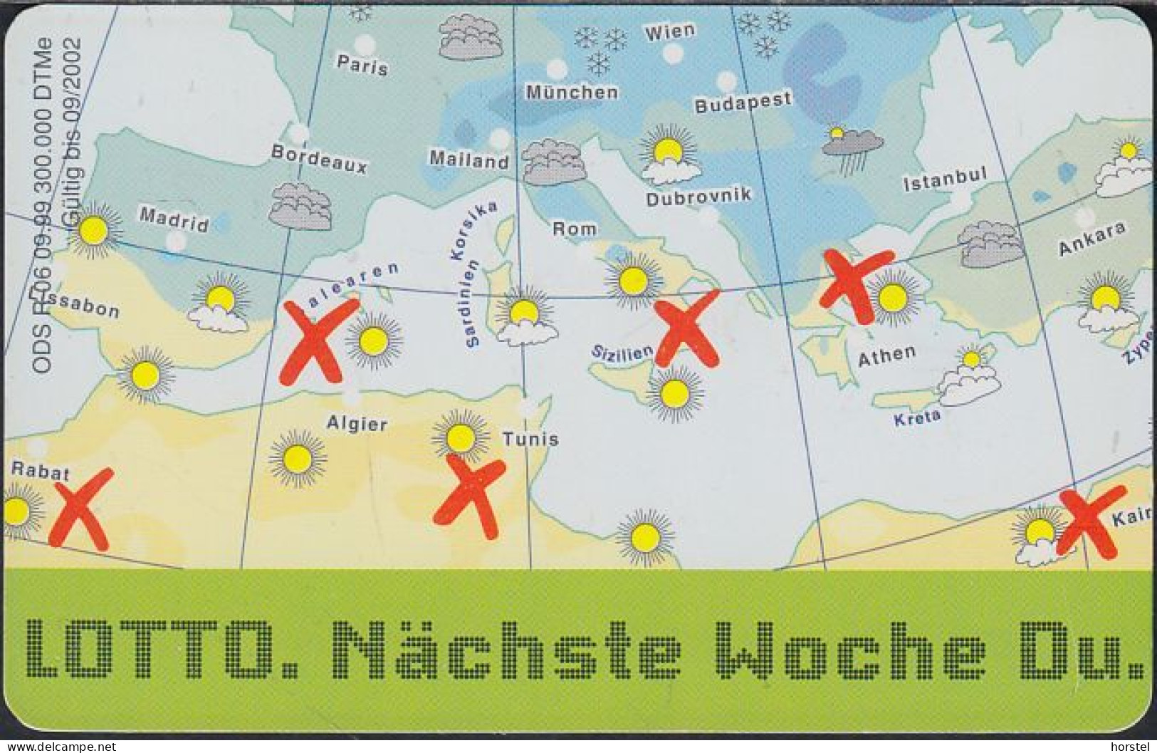 GERMANY R06/99 Lotto Urlaubsplanung - Weltkarte - R-Series : Regions