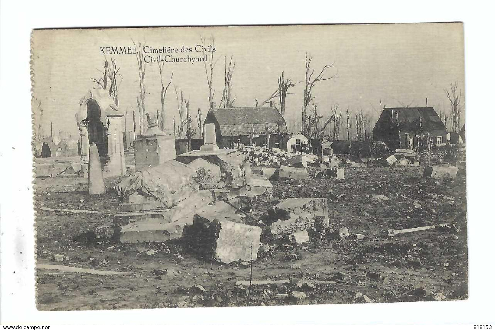 KEMMEL  Cimetière Des Civils - Heuvelland