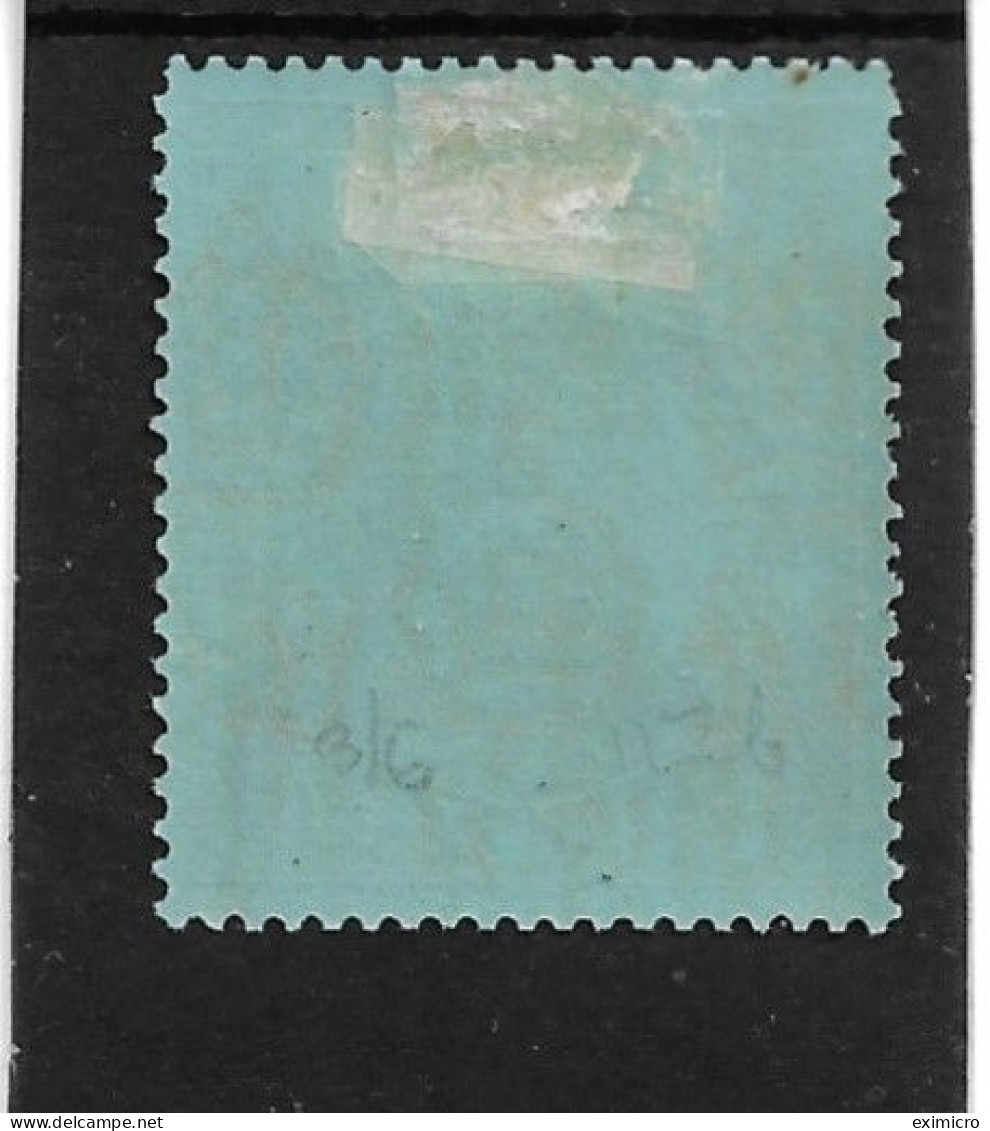 BERMUDA 1943 2s 6d BLACK AND RED/PALE BLUE SG 117b ORDINARY PAPER MOUNTED MINT Cat £20 - Bermuda