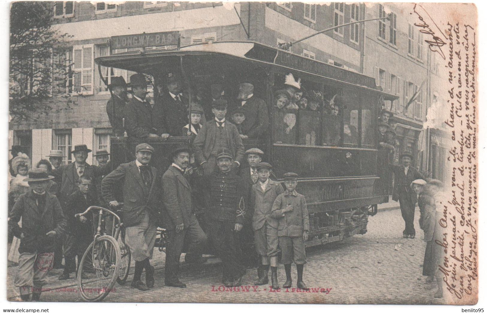 CPA De LONGWY - Le TRAMWAY. - Longwy