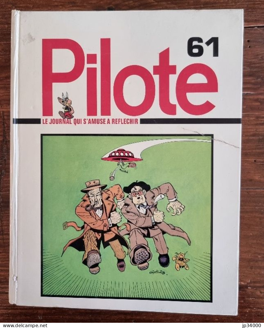 PILOTE Reliure éditeur N°61 (N°648 à 657 Inclus) Publiée En 1972 Chez Dargaud - Pilote