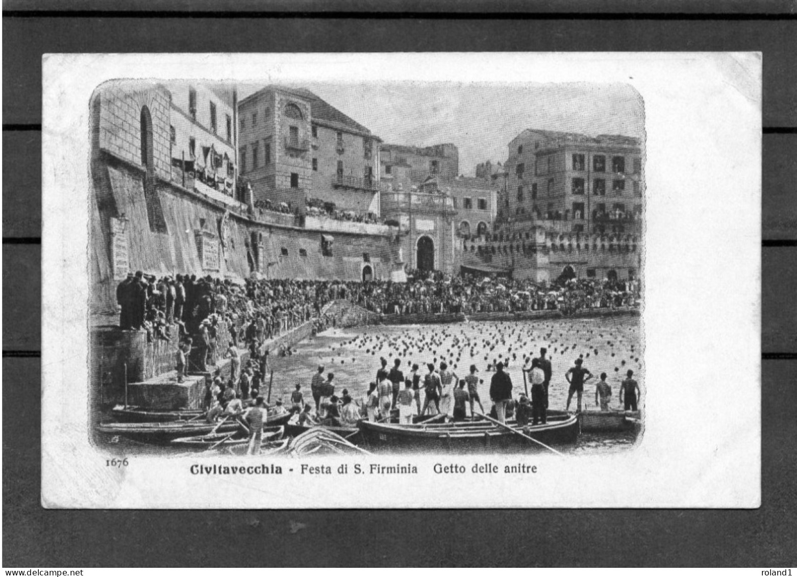 Civitavecchia - Festa Di S.Firminia - (cachet Croix Rouge Italienne). - Civitavecchia