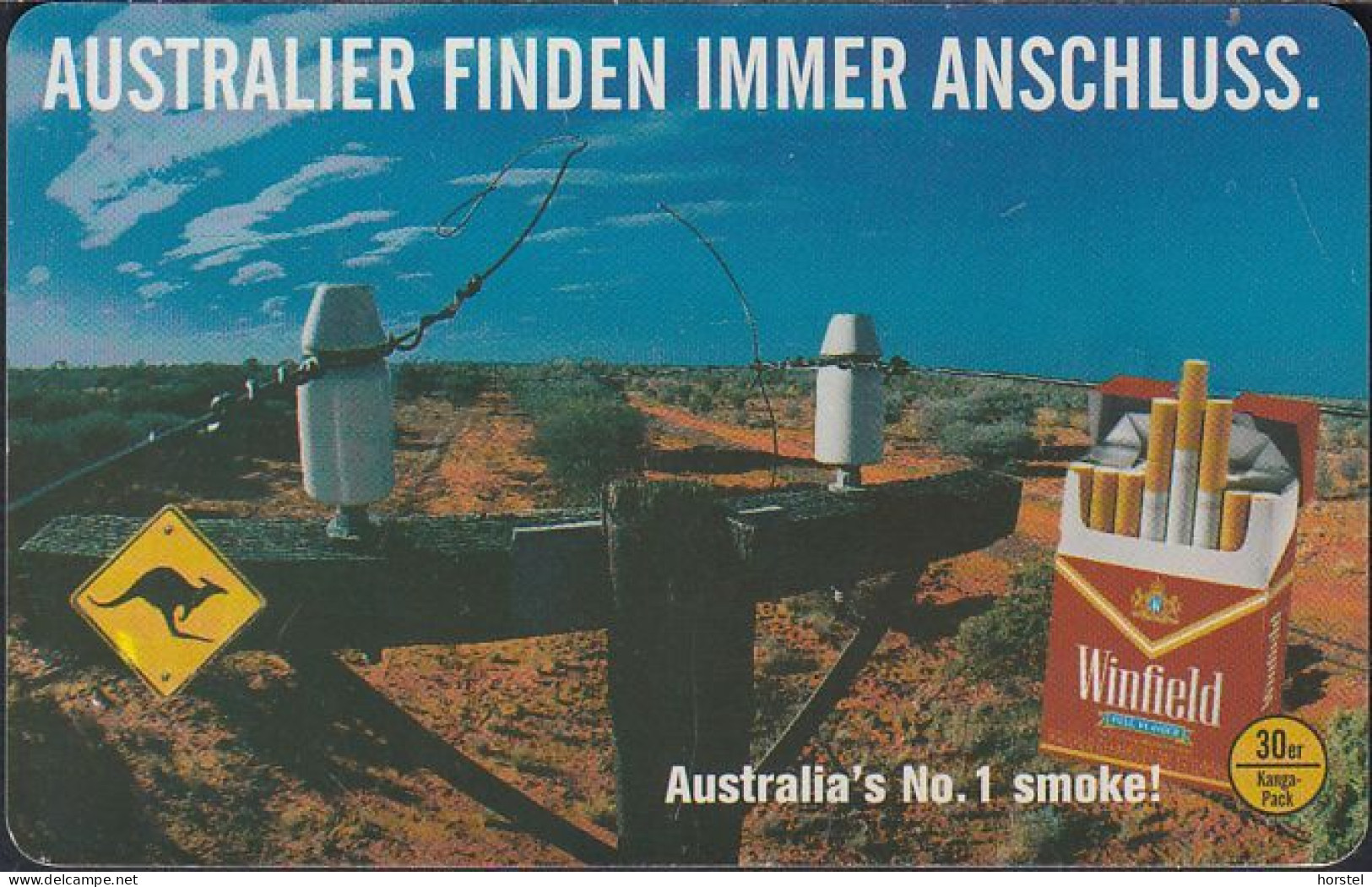 GERMANY R10/99 Australien  Winfield Smoke - Presse & Buch Im Bahnhof - R-Series : Regionales