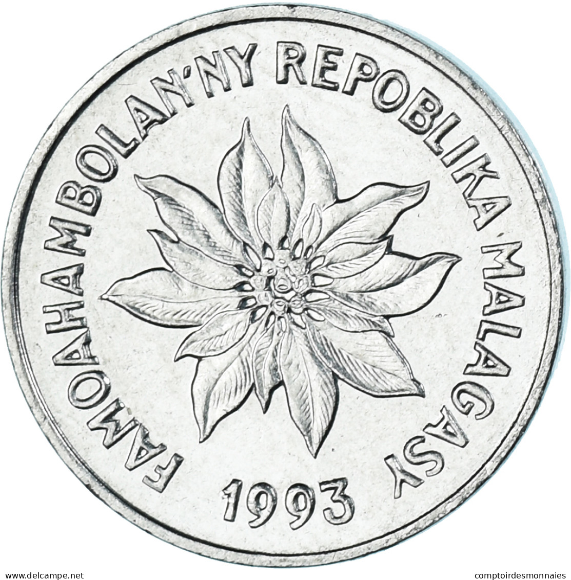 Monnaie, Madagascar, Franc, 1993 - Madagascar