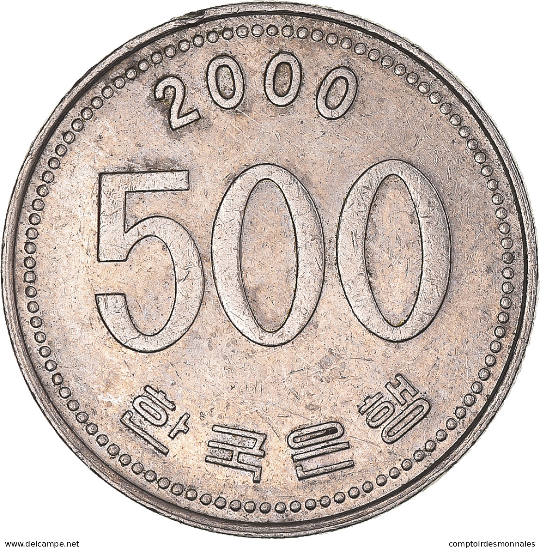 Monnaie, Corée Du Sud, 500 Won, 2000 - Korea (Zuid)