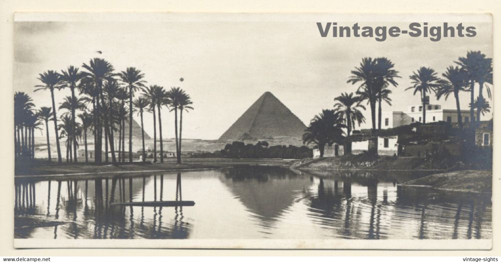 Egypt: Landscape Near The Pyramids (Vintage RPPC ~1910s/1920s) - Pyramiden