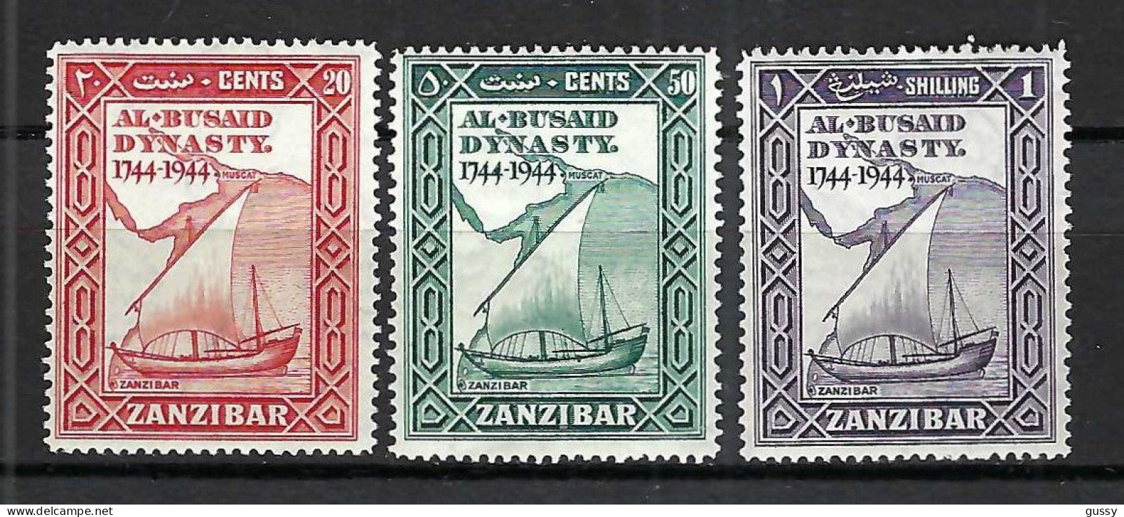 ZANZIBAR Ca.1944: Lot De Neufs* - Zanzibar (1963-1968)