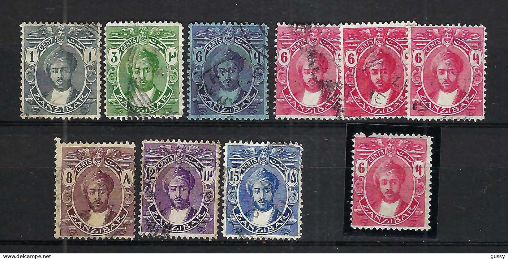 ZANZIBAR Ca.1913: Lot D' Obl. - Zanzibar (1963-1968)