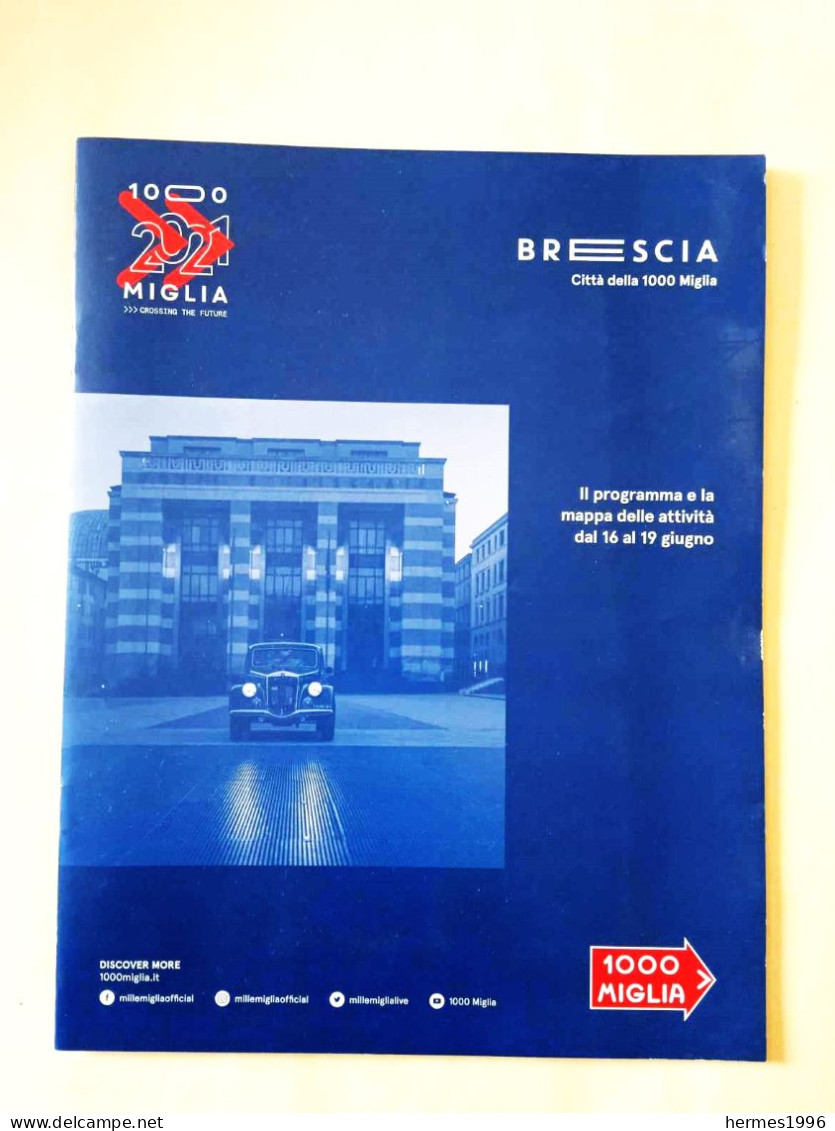 MILLE  MIGLIA    2021   PROGRAMMA   DELLA  CORSA - Livres