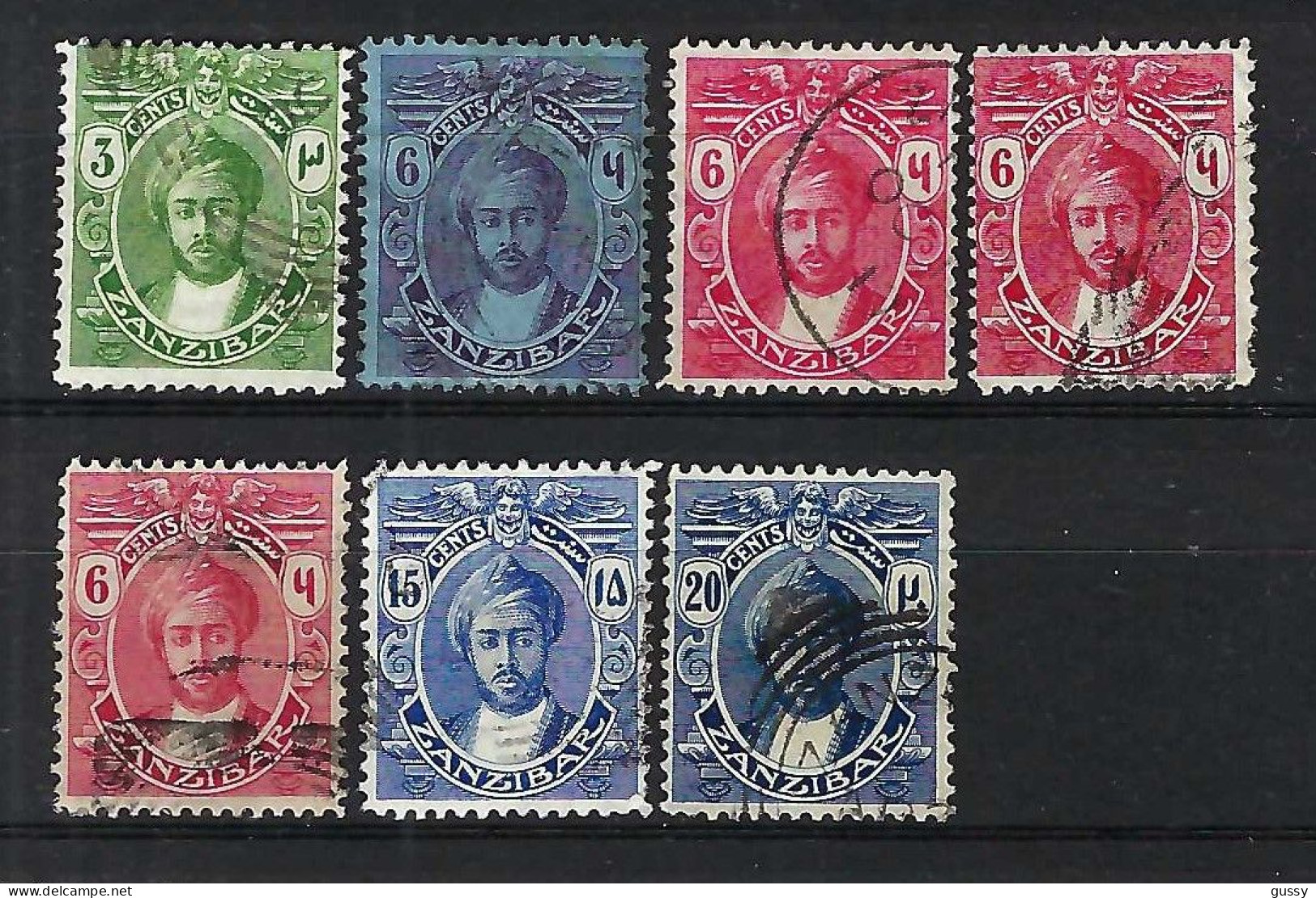 ZANZIBAR Ca.1913-22: Lot D' Obl. - Zanzibar (1963-1968)