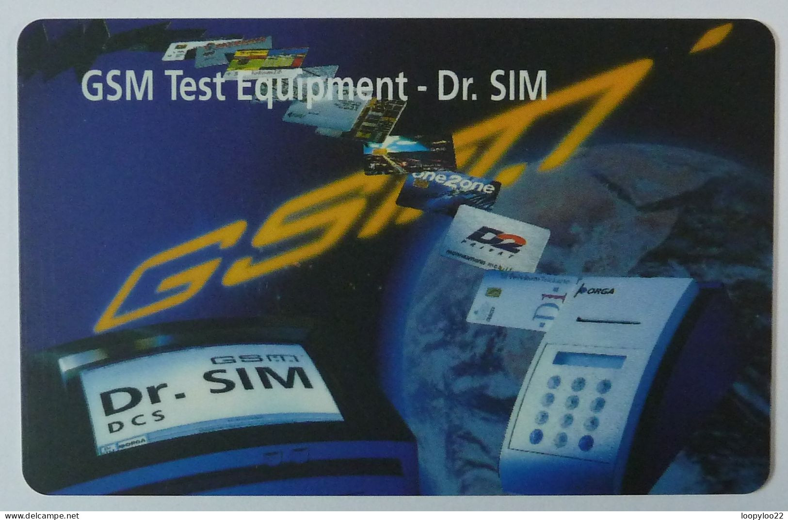 GERMANY / UK - ORGA - GSM Test Equipment - Dr Sim - Specimen - Fascimile Chip - [2] Prepaid