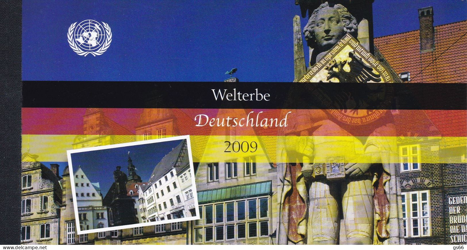 UNO-Wien, 2009, 599/04, MH 14 Booklet, UNESCO-Welterbe: Deutschland. - Carnets