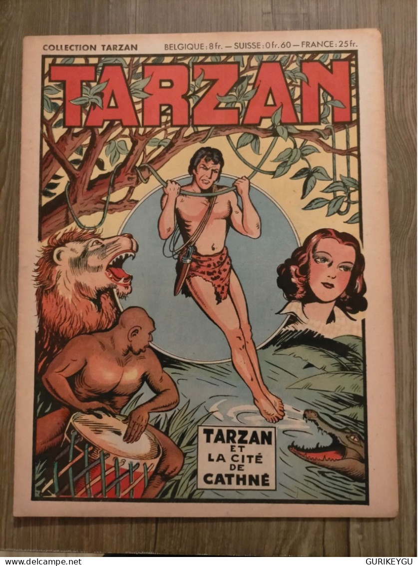 RARE Bd  Tarzan N° 62 LXII  Hogarth Collection  1er Série  EO De 1949 éditions Mondiales BIEN ++ - Tarzan