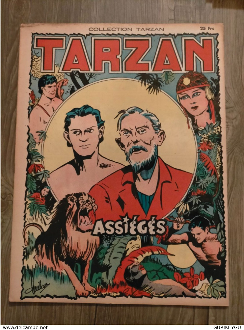 RARE Bd  Tarzan N° 38  XXXVIII   Hogarth Collection  1er Série  EO De 1947  éditions Mondiales BIEN ++ - Tarzan