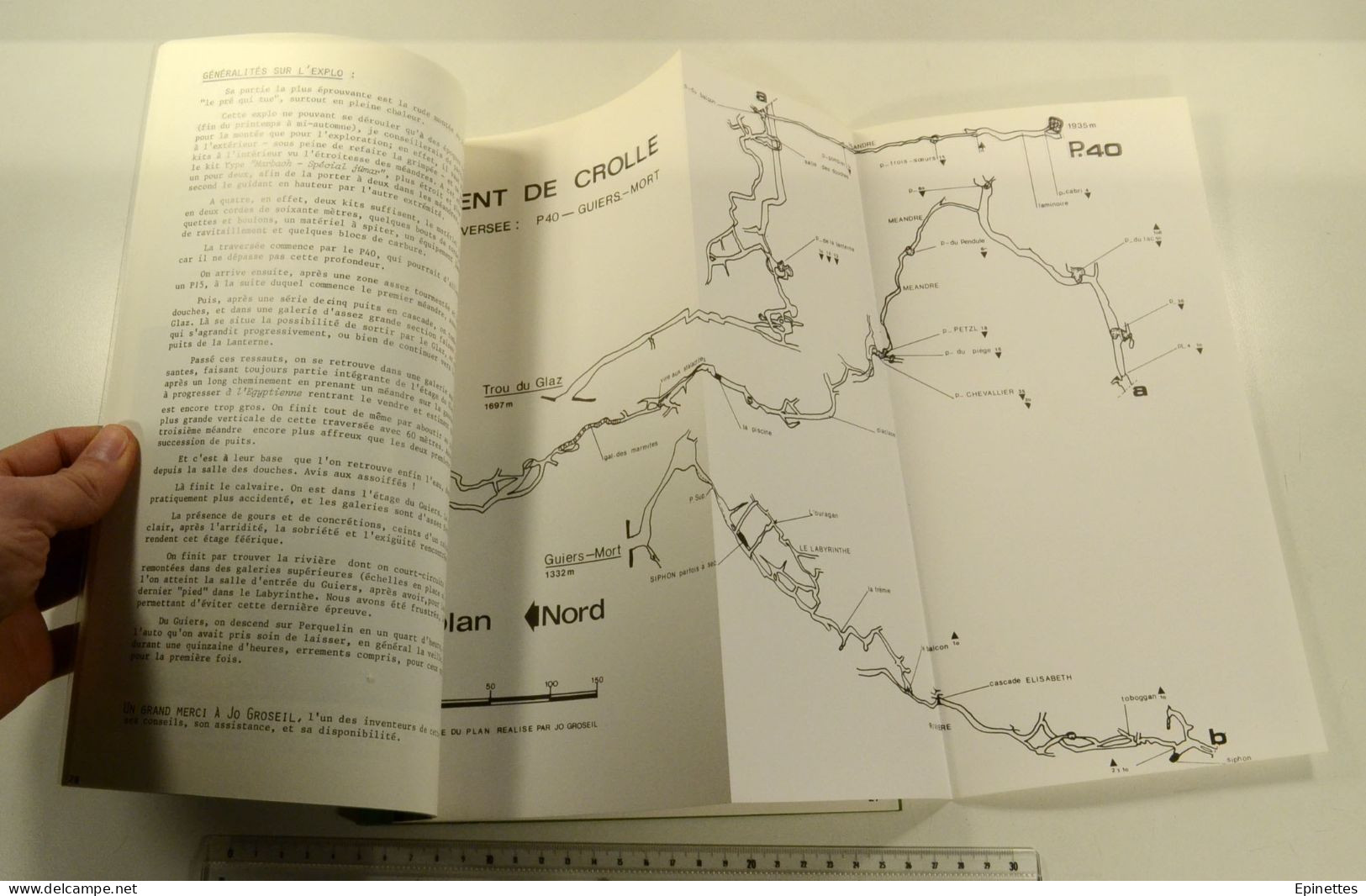 Recherches n°5, 1979 - Bulletin du Groupe spéléo du Camping-Club de France - Carrières souterraines de Paris, Catacombes