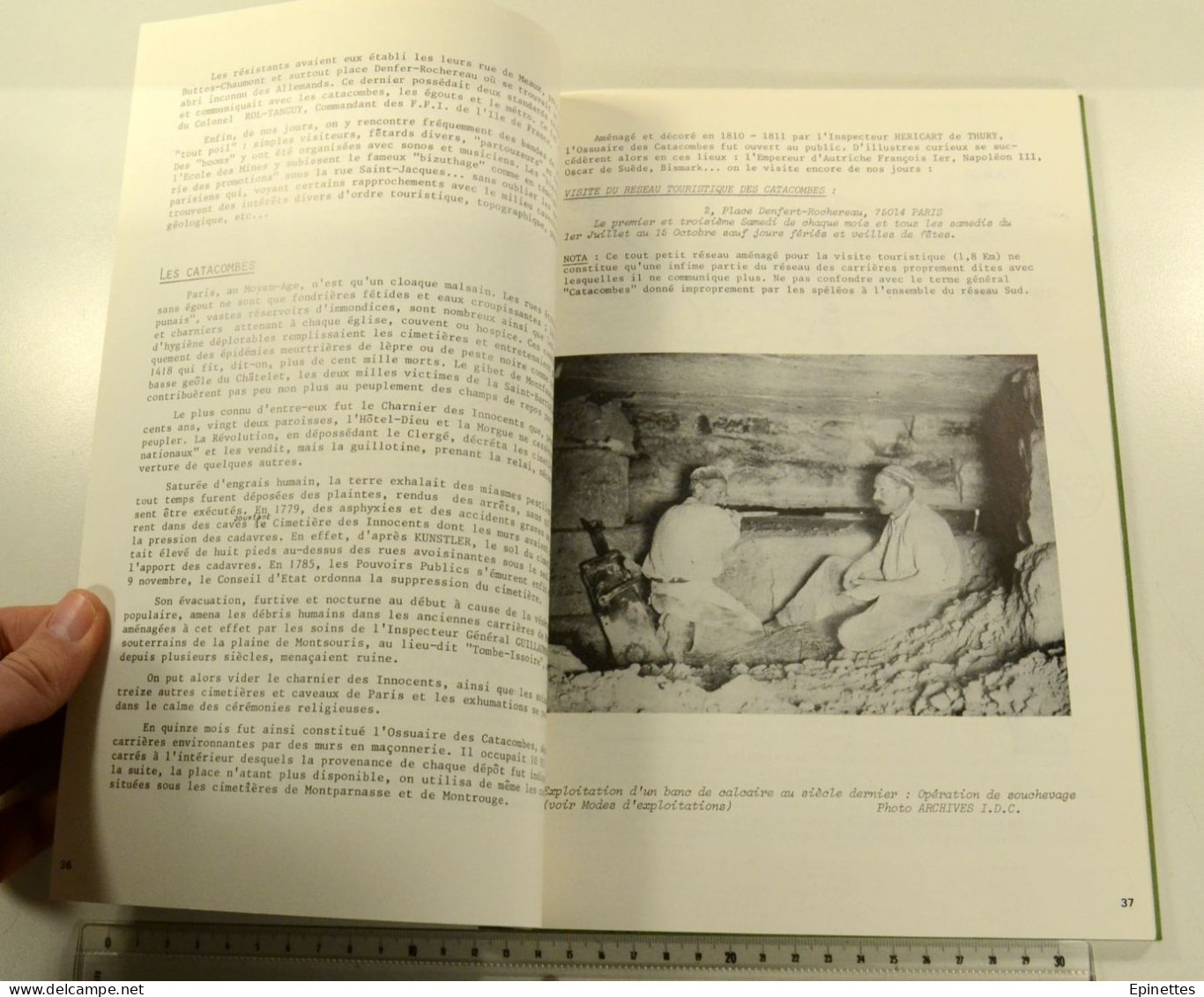 Recherches n°5, 1979 - Bulletin du Groupe spéléo du Camping-Club de France - Carrières souterraines de Paris, Catacombes