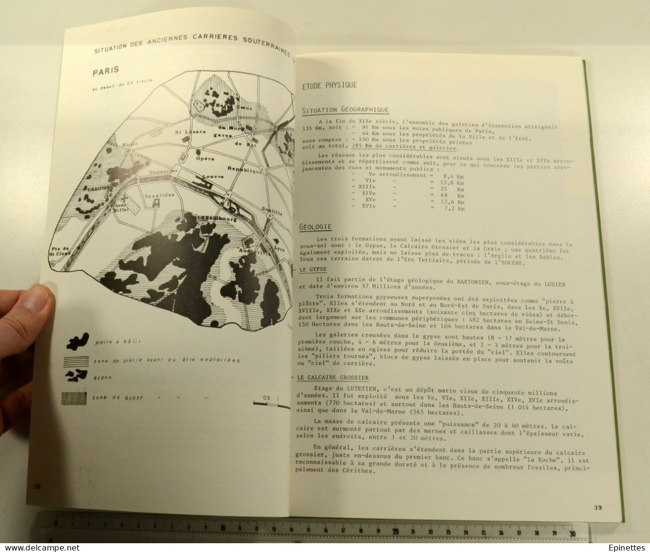 Recherches n°5, 1979 - Bulletin du Groupe spéléo du Camping-Club de France - Carrières souterraines de Paris, Catacombes