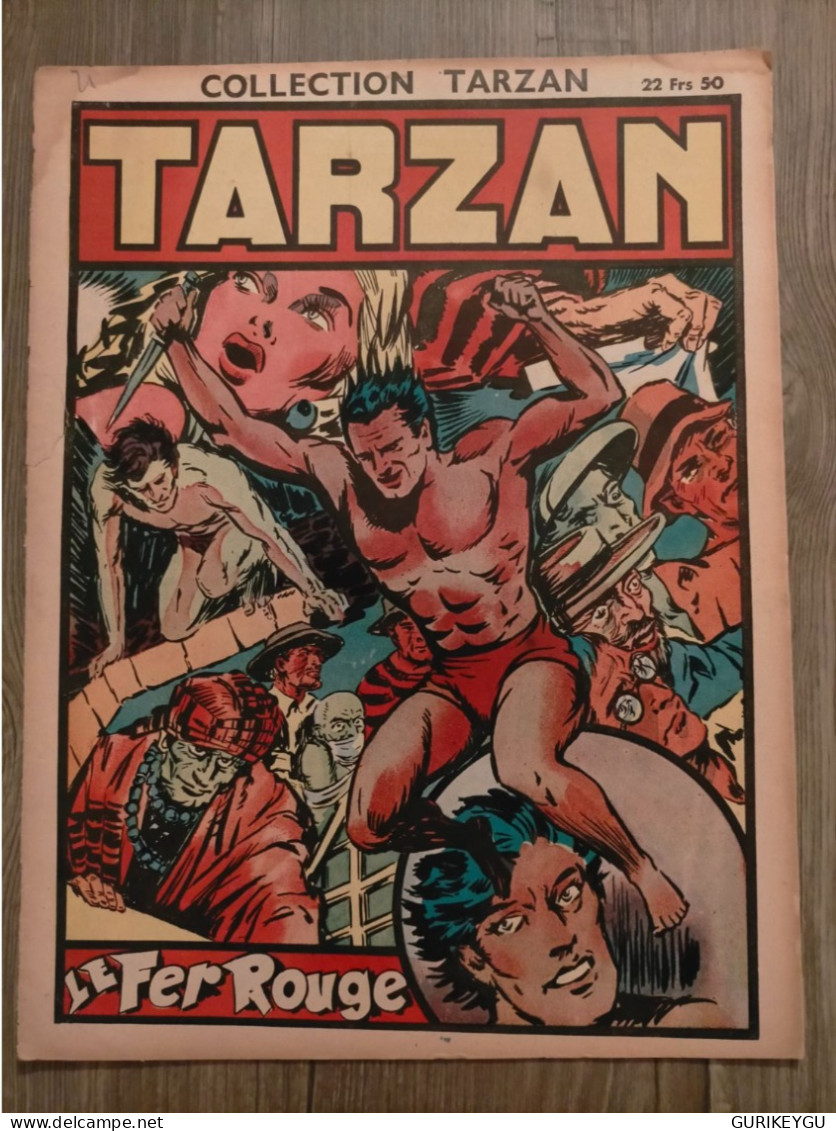 RARE Bd  Tarzan N° 21 XXI Hogarth Collection  1er Série  EO De 1947  éditions Mondiales BIEN - Tarzan