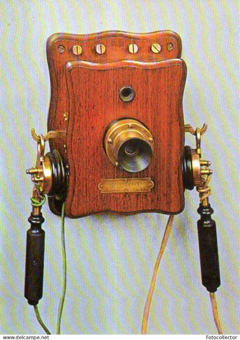 Cpm Collection Historique Des Telecom N°9 : Poste Deckert 1892 (téléphone) - Téléphonie