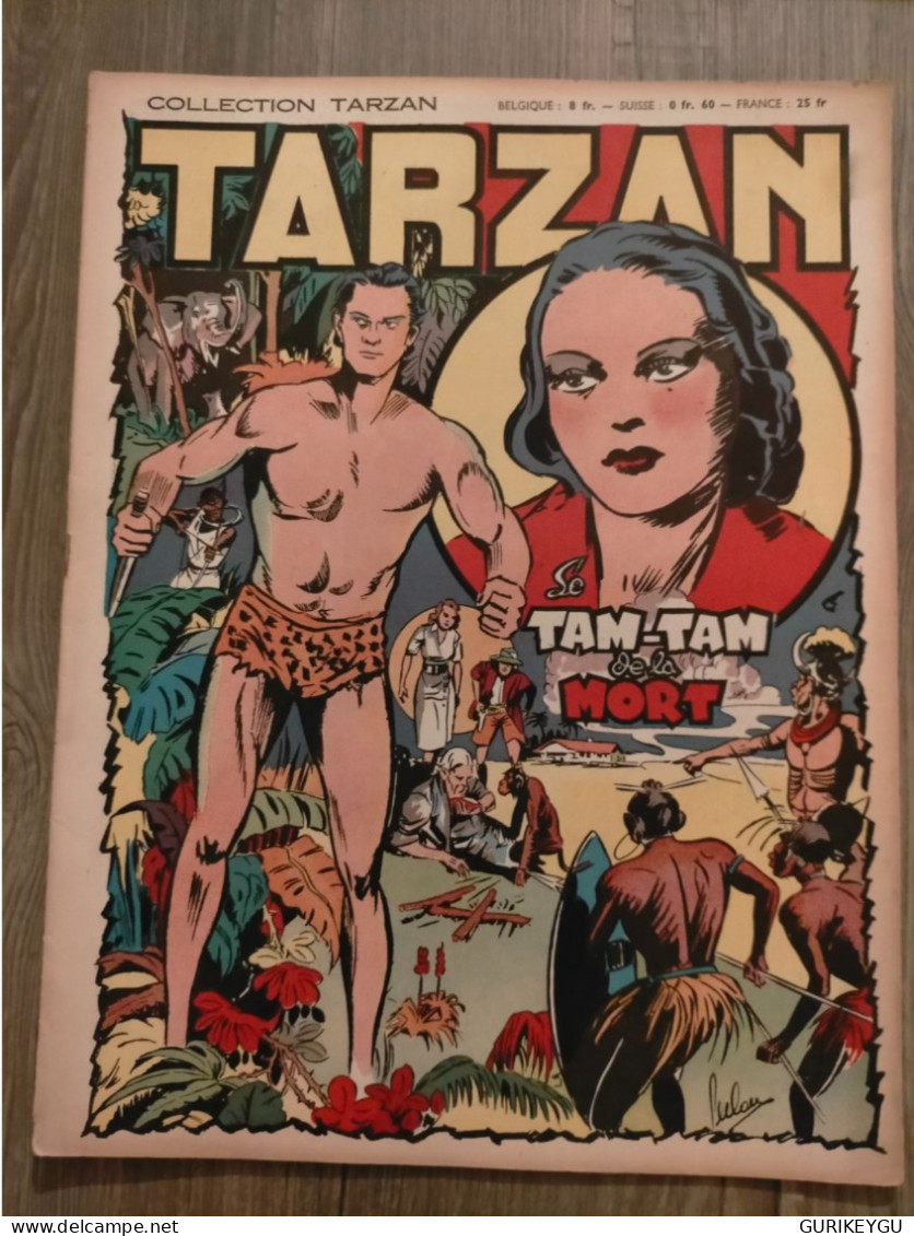 RARE Bd  Tarzan N° 55 LV Hogarth Collection  1er Série  EO De 1948  éditions Mondiales BIEN - Tarzan