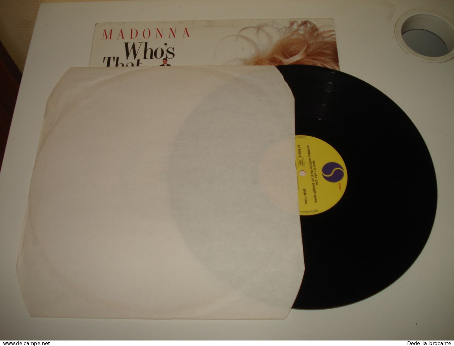 B12 / Madonna – Who's That Girl -Soundtrack - Sire – 925 611 1 - Ger 1987  EX/EX - Musica Di Film