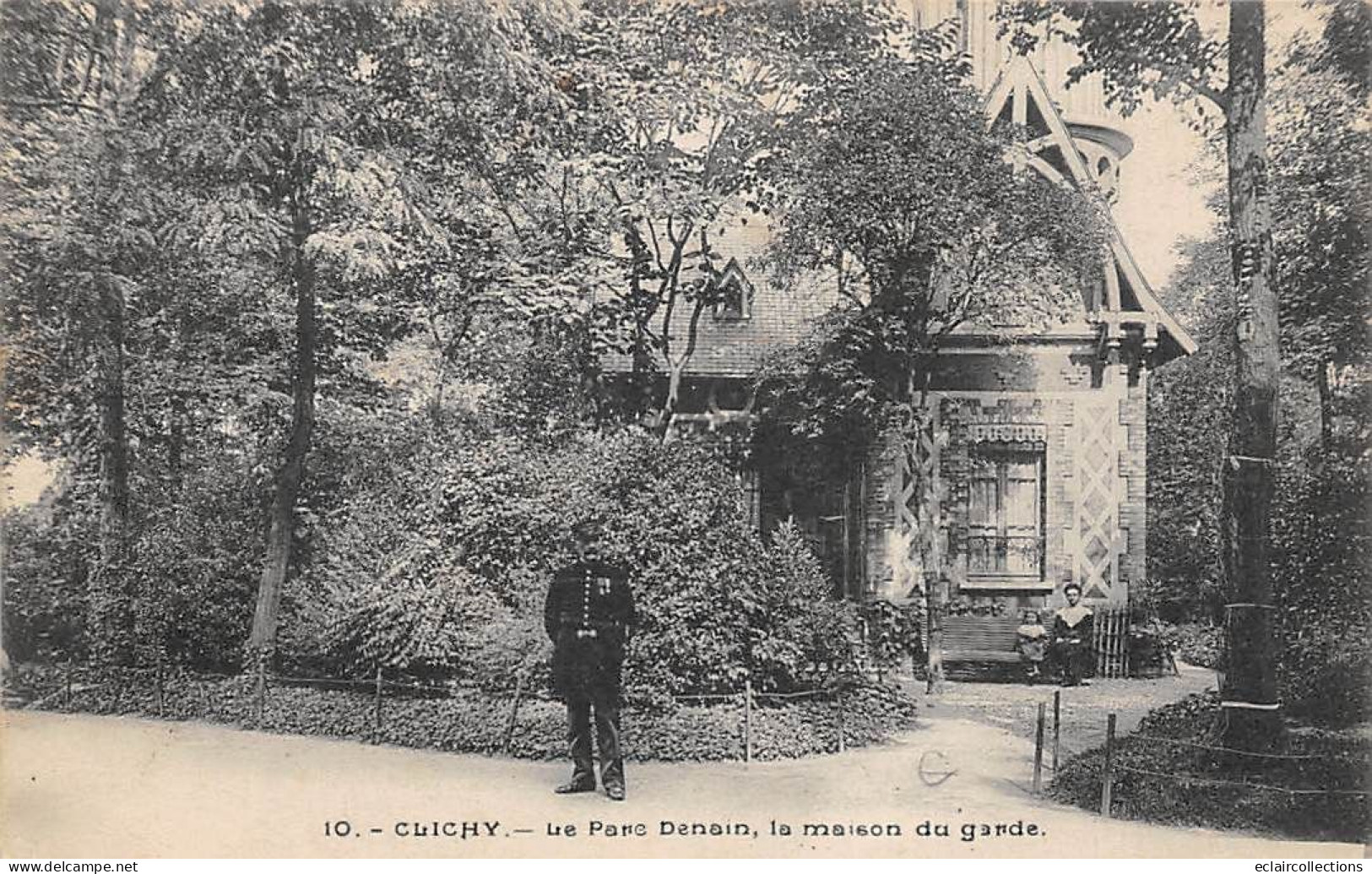 Clichy        92           Parc Denain. La Maison Du Garde       N°10     (voir Scan) - Clichy