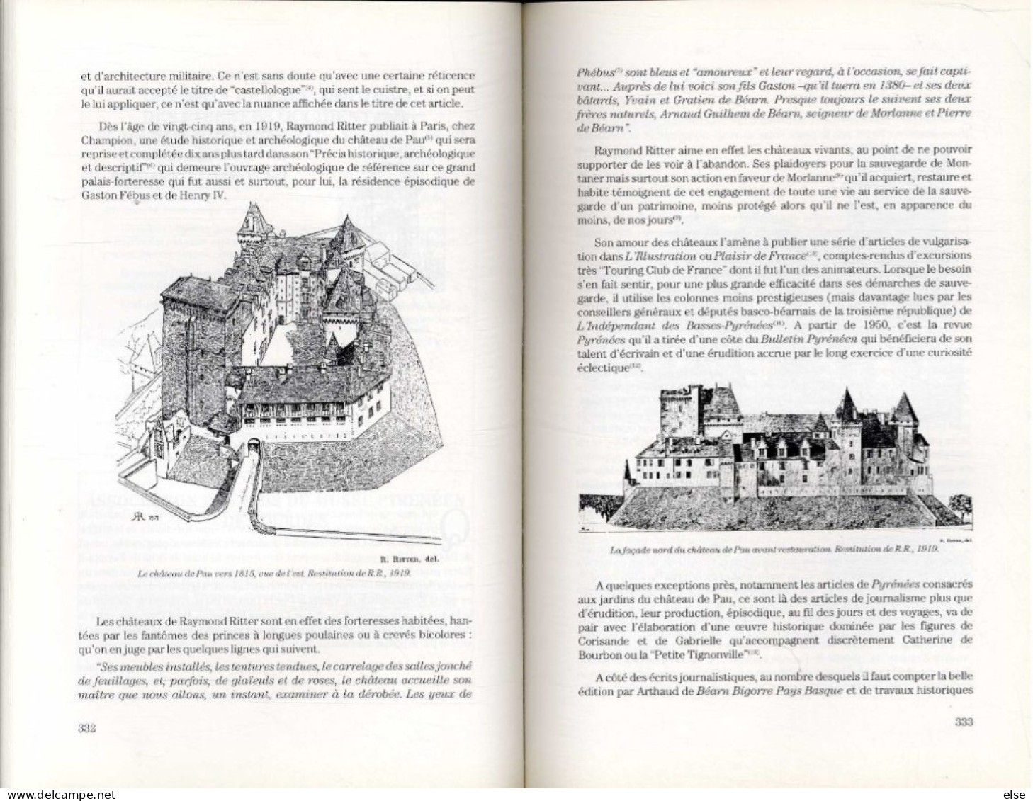 PYRENEES  N° 179  18O N°3 & 4  1994  - SPECIAL RAYMOND RITTER  -  LES PYRENEES  PAGE 255  A 460 - Midi-Pyrénées