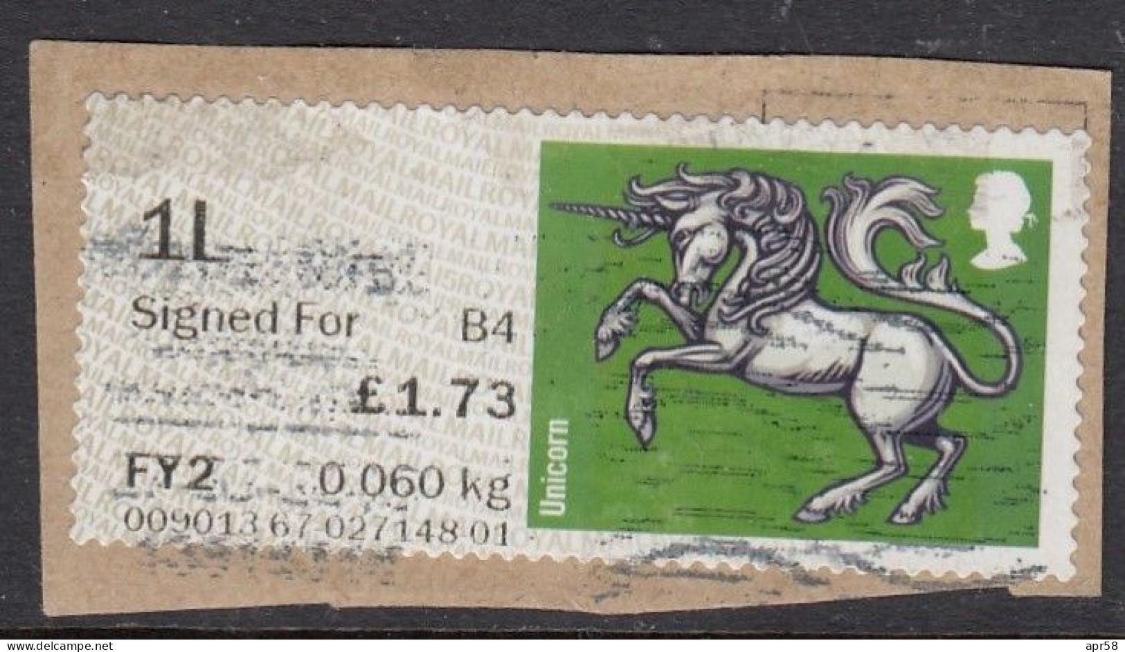 2015 Unicorn - Post & Go Stamps