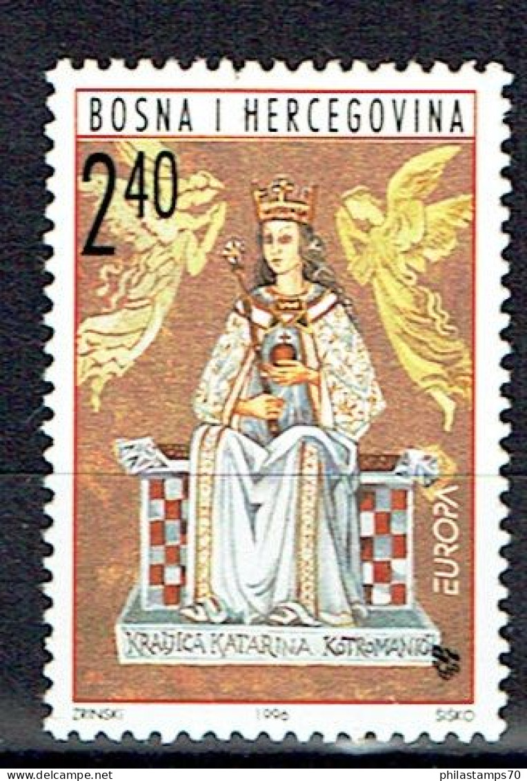 EUROPA CEPT 1996 BOSNIA HERZEGOVINA  SERIE COMPLETA SET COMPLETE MNH** - 1996