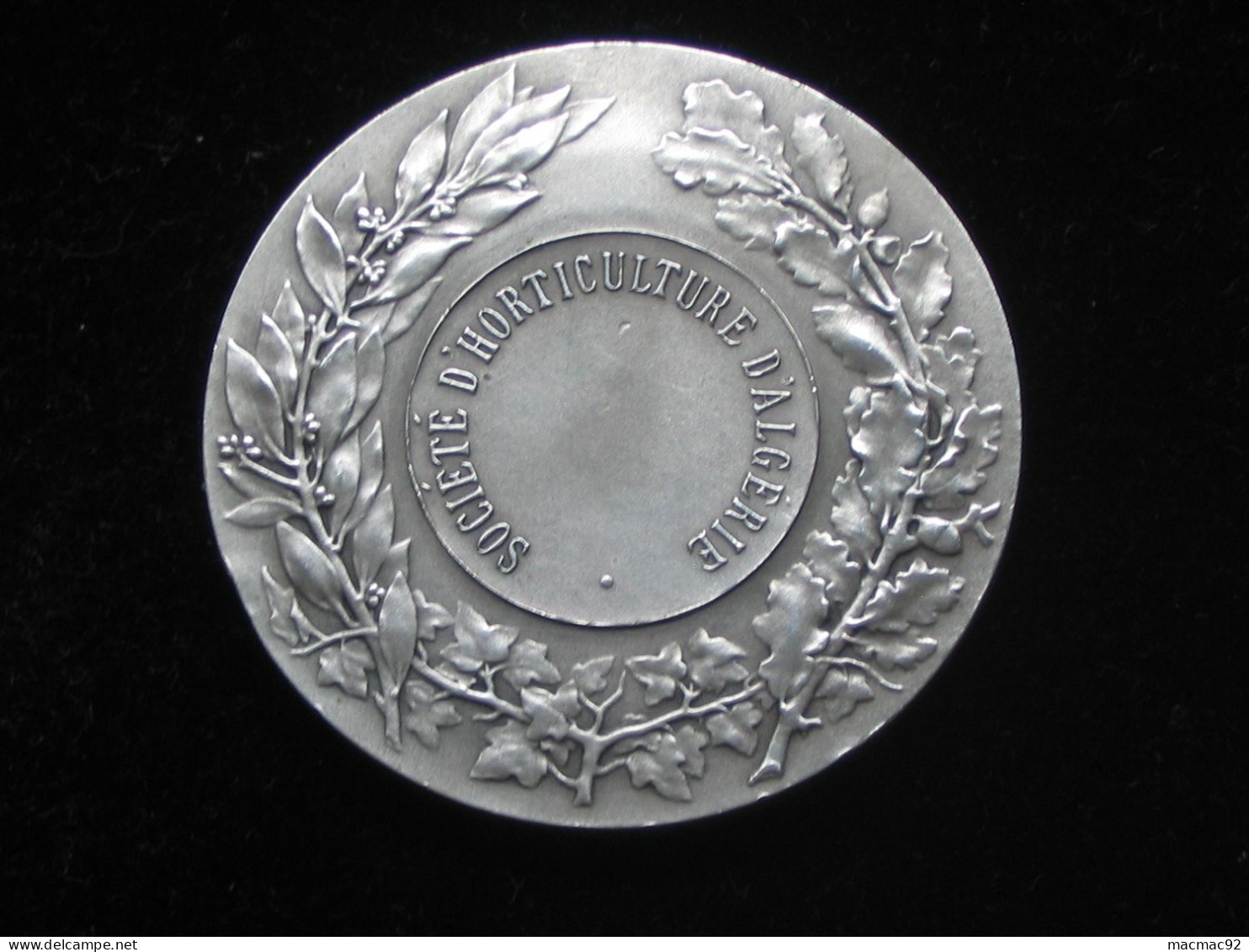 Médaille EN ARGENT -Société D'Horticulture D'ALGERIE   **** EN ACHAT IMMEDIAT **** - Professionnels / De Société