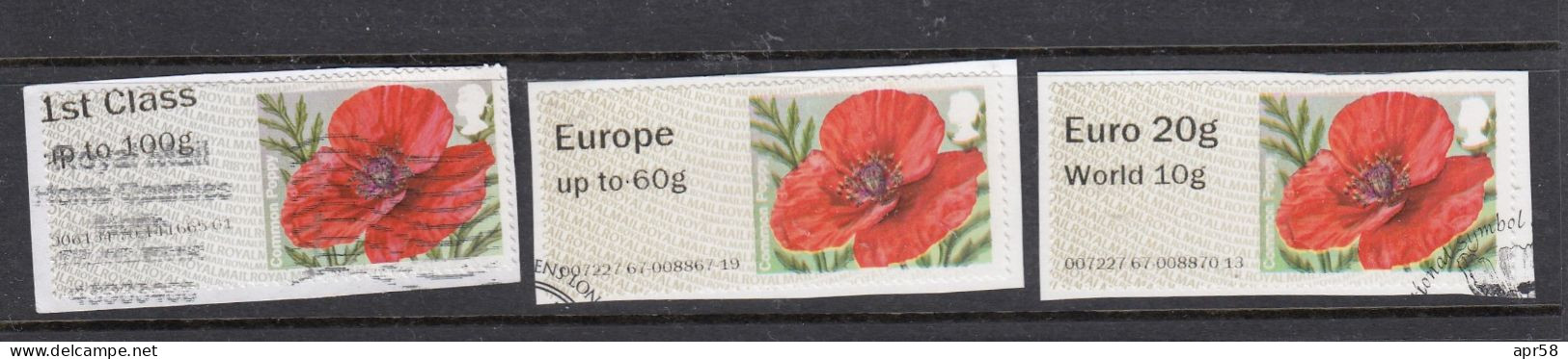 2014 Common Poppy - Post & Go Stamps