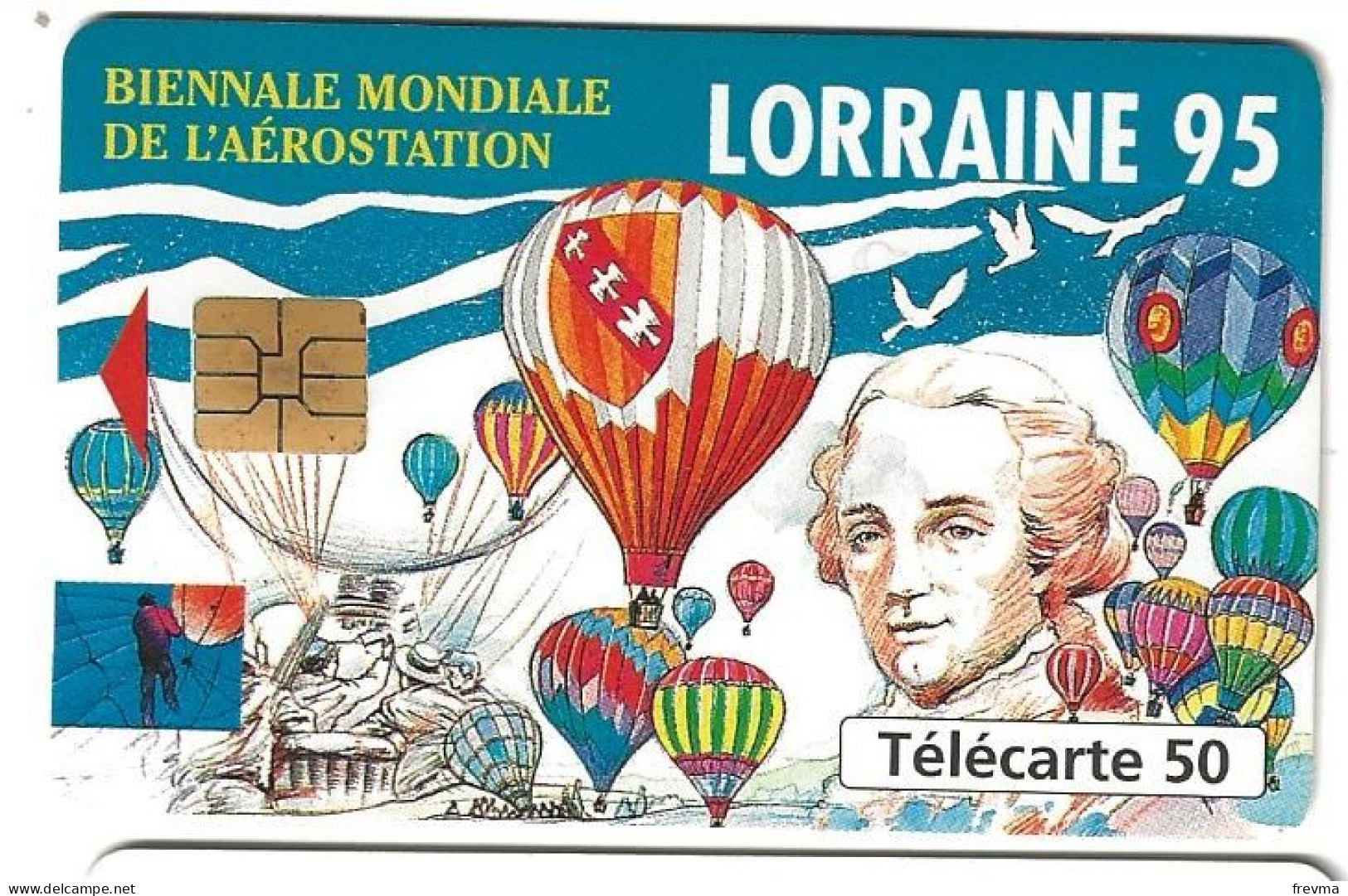 Telecarte F 566 Lorraine 95 50 Unités SO3 - 1995