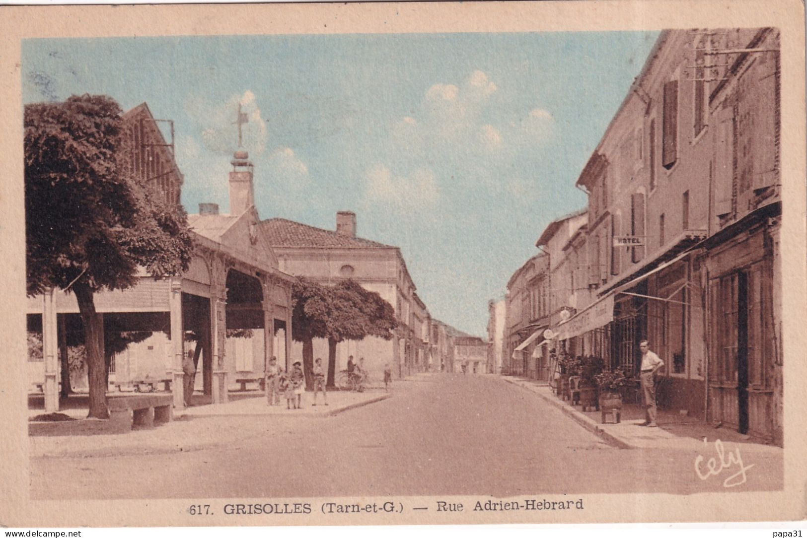 GRISOLLES (T. Et G.) La Halle Rue Adrien Hebrard - Grisolles