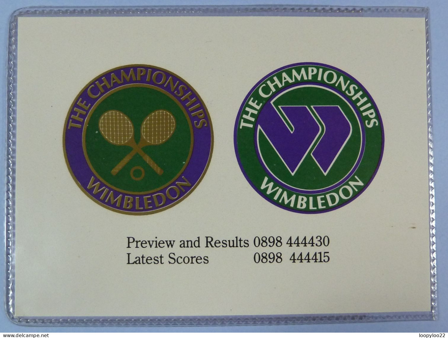 UK - Great Britain - BT - L&G - Wimbledon - 20 Units - Mint Blister In Original Folder - Other & Unclassified